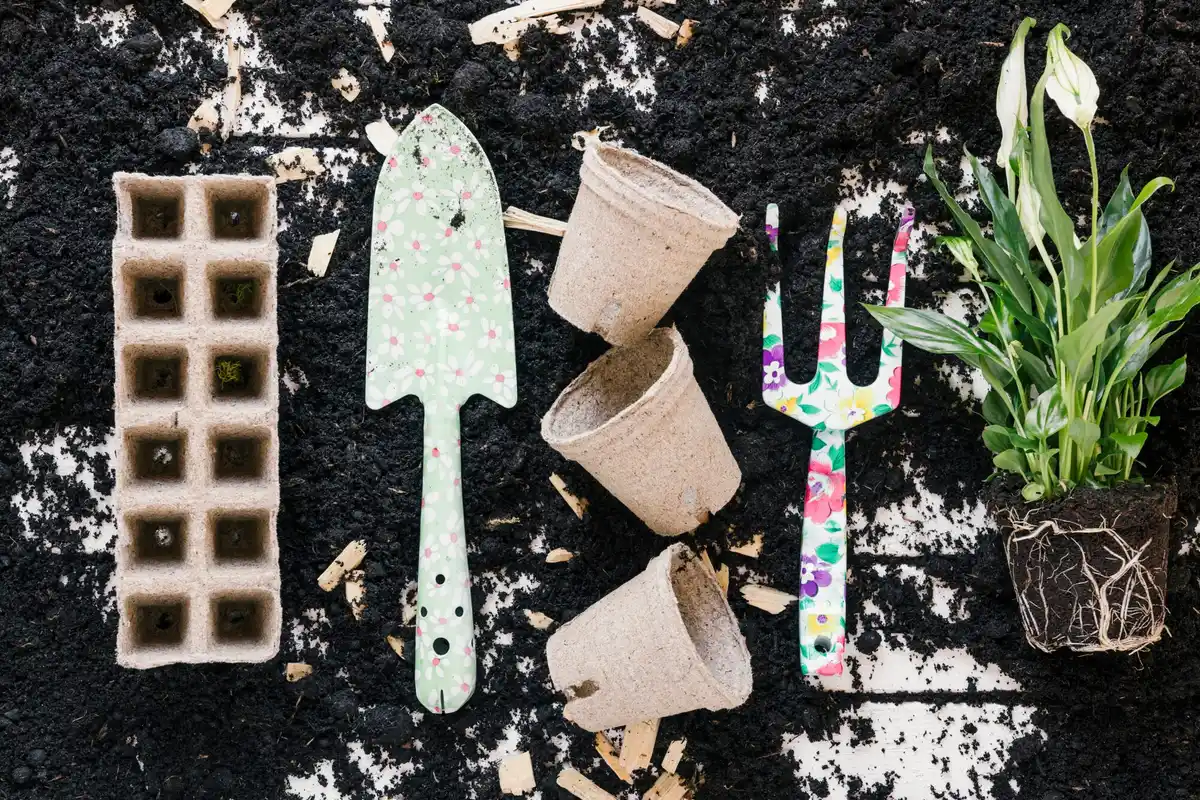 broken garden tools garden