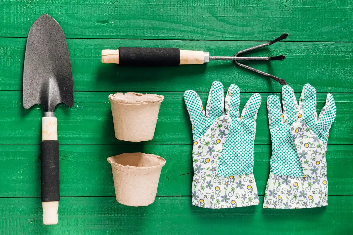 broken cheap gardening tools old