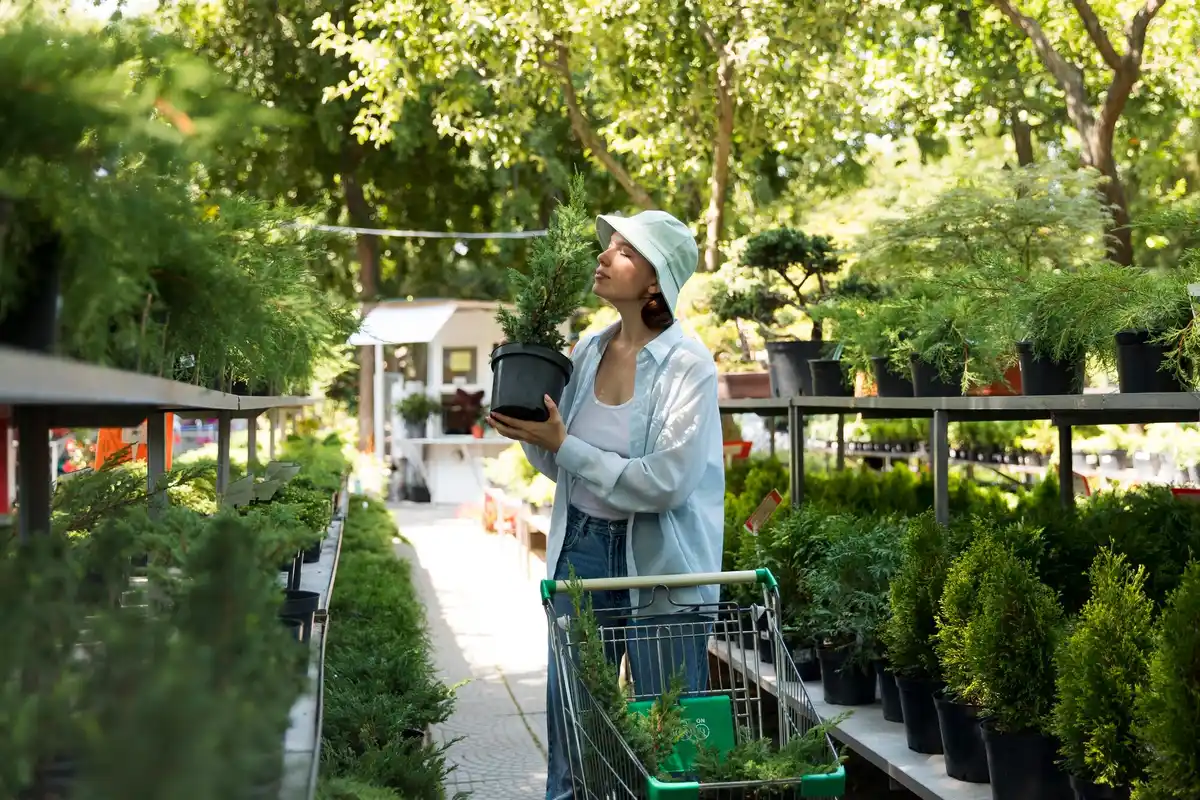 smart garden irrigation system watering plants