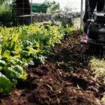 gardening mulch technique backyard Netherlands