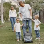 smart lawn mower modern garden Netherlands grass