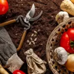 organic vegetable garden coffee grounds fertilizer