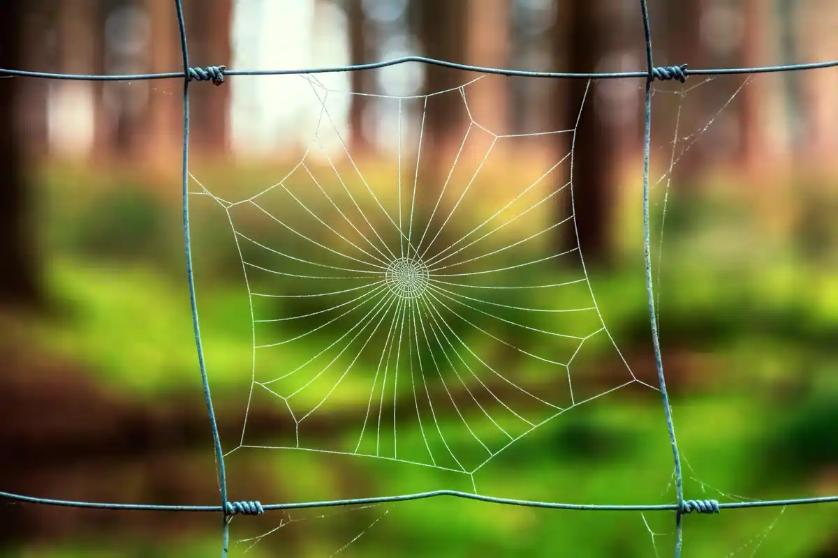 bird netting on fruit plants