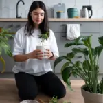 easy beginner houseplants cozy modern interior