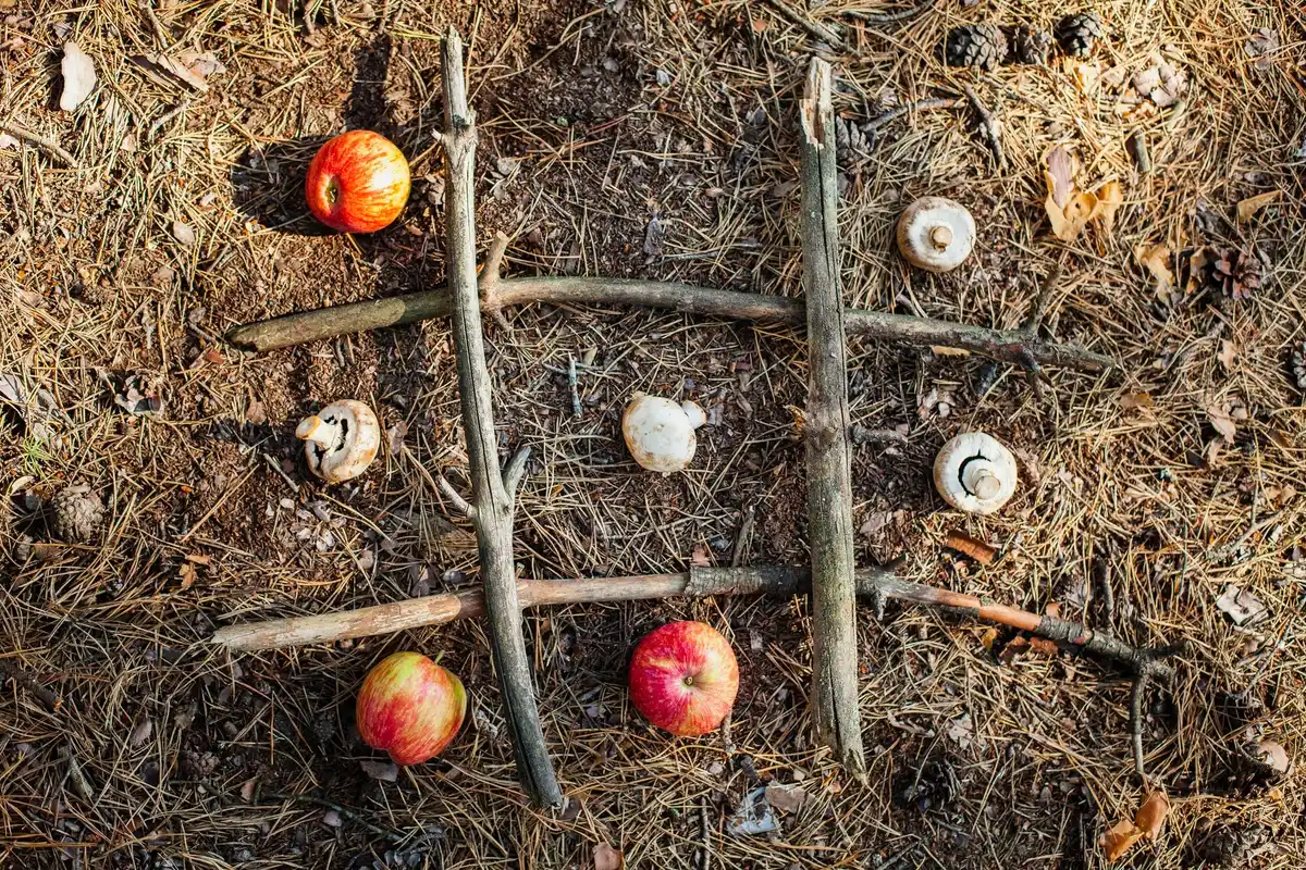 compost heap garden and earthworms