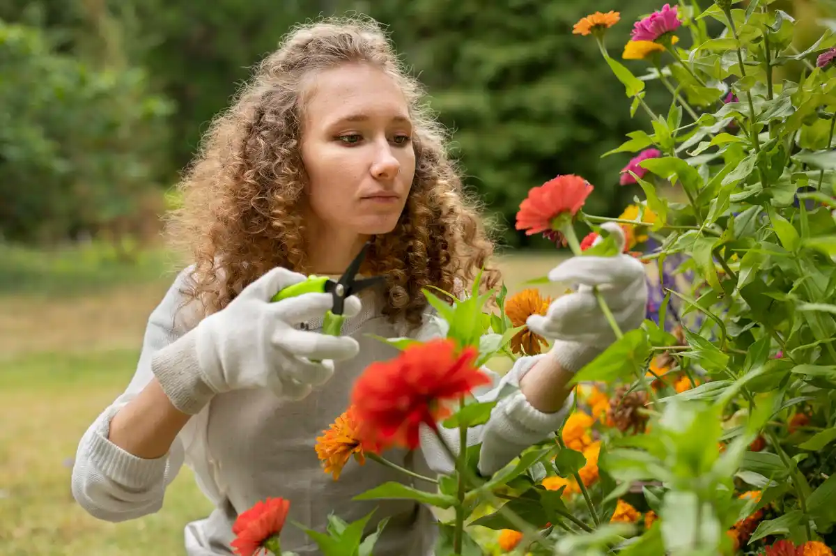 natural pest control in garden with beneficial insects
