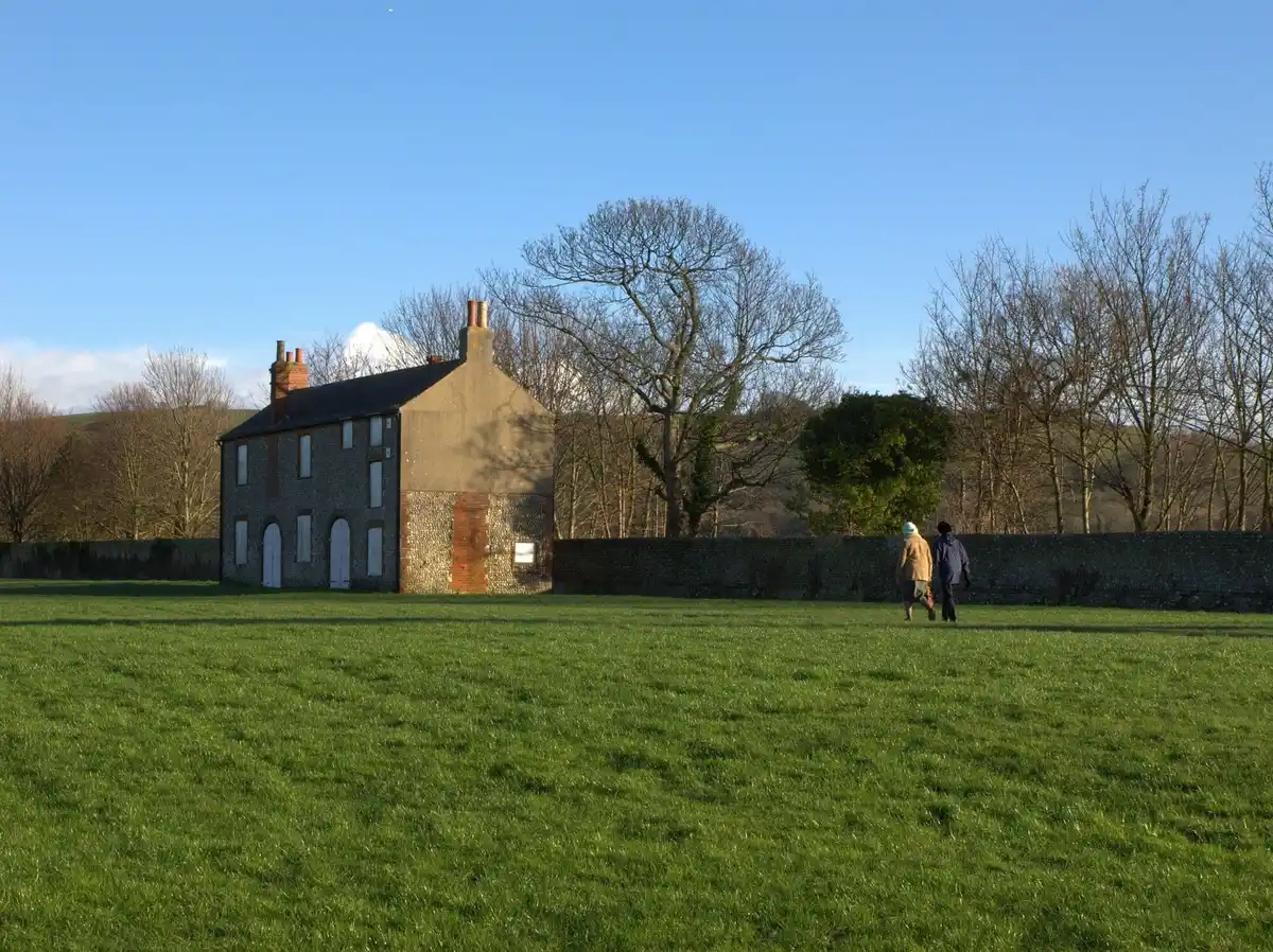 Healthy green lawn spring mowing Netherlands