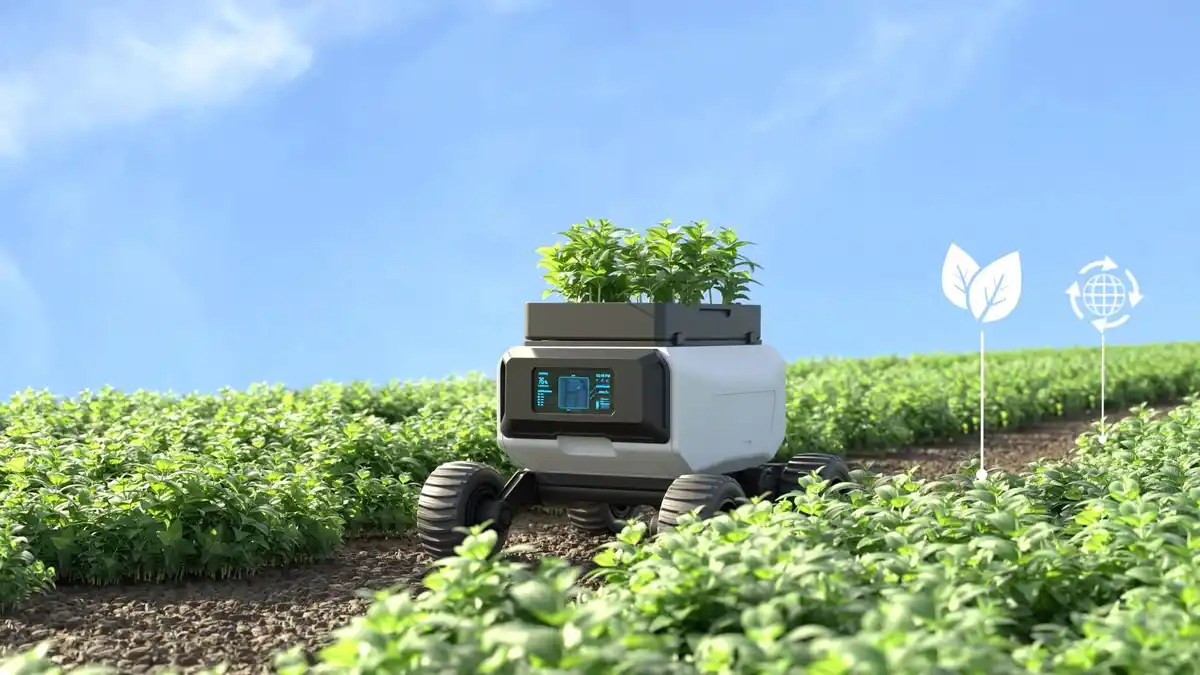 smart automatic garden irrigation system with hose and controller