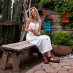 Dutch backyard garden design colorful plants cozy seating