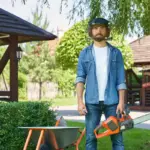 electric garden machines peaceful backyard tools