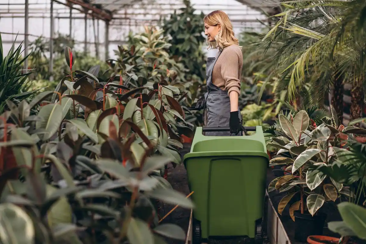 Comparing garden machines at home