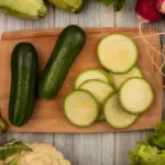 organic homegrown cucumbers garden harvest