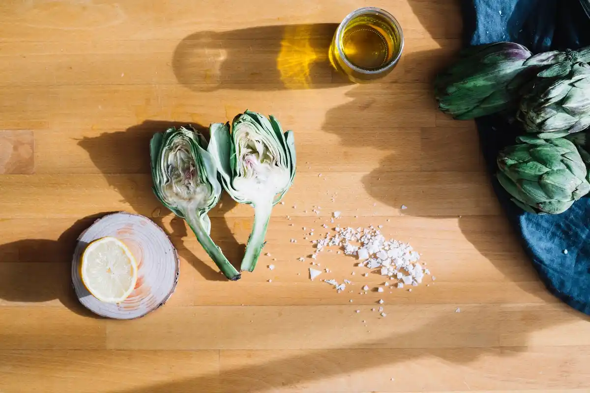 fresh endive leaf summer kitchen