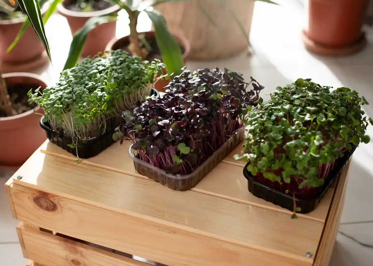 container balcony vegetables thriving
