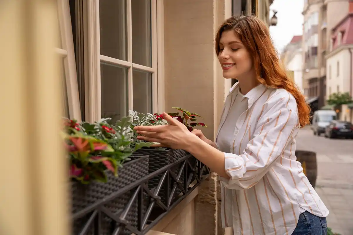 urban balcony garden Amsterdam