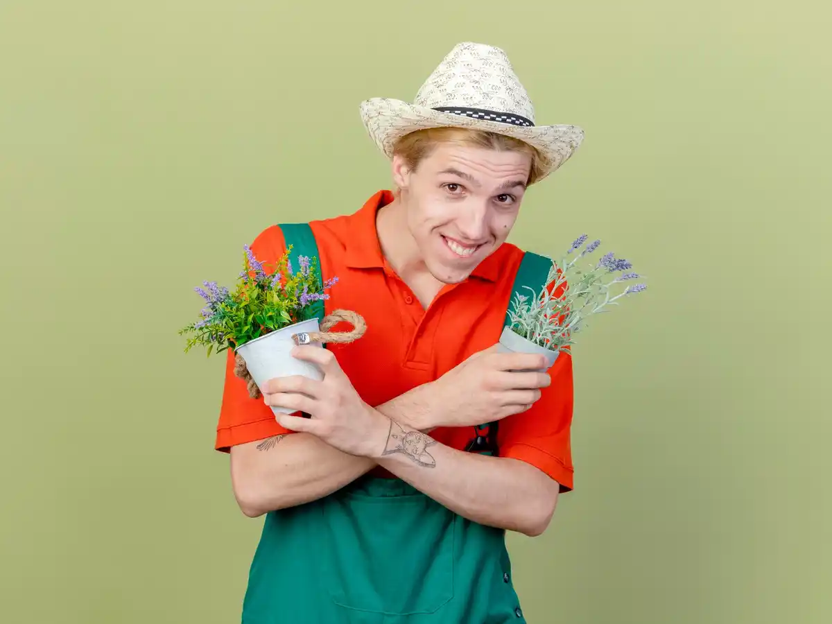 Dutch beginner gardener using essential garden tools