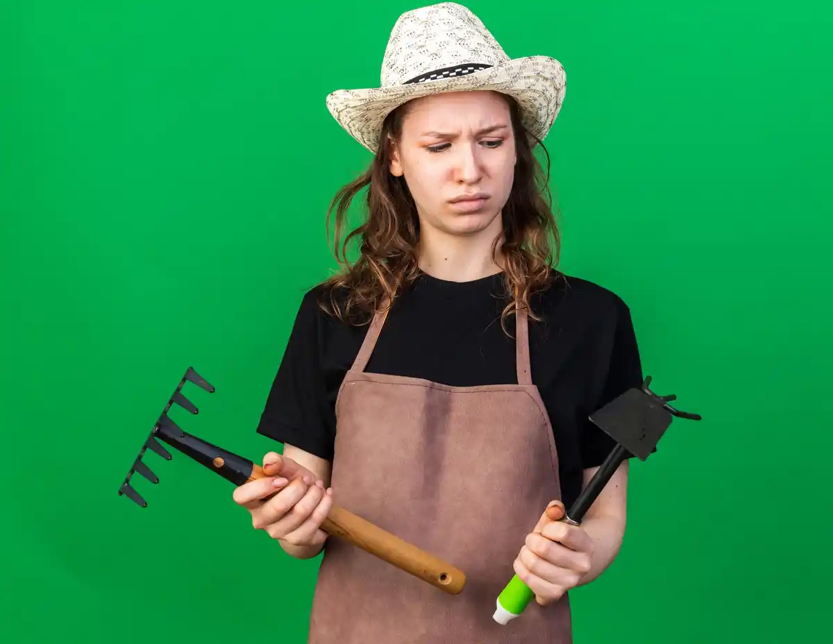 unhandy garden tools frustration backyard