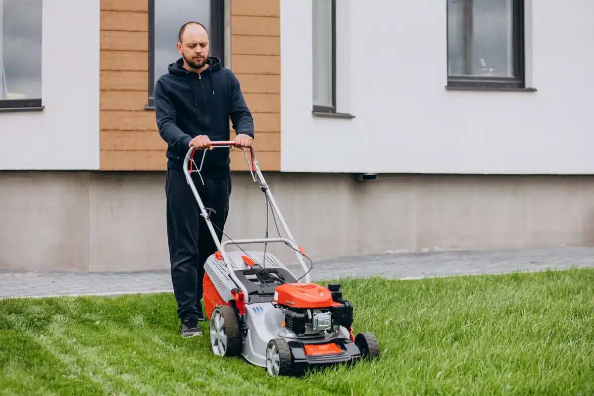 electric lawn mower garden
